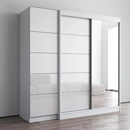 Wardrobe with 1 Mirror