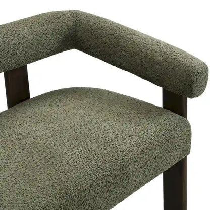 Loft Round armrest loveseat Rubber Wood