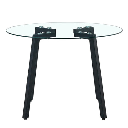 Modern Tempered Glass Table Dining Table Coffee Table End Table Entryway Table for Dining Room