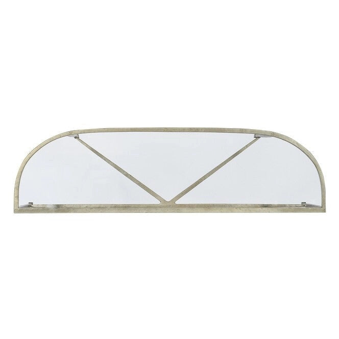 58 Wide Glass Top Iron Sofa Table