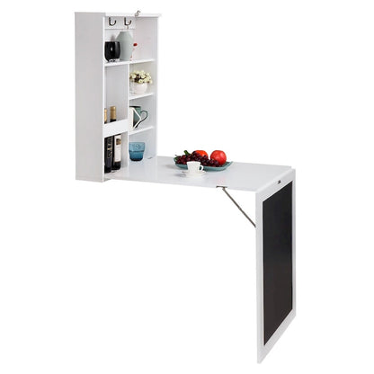 L Shaped Corner Desk, 360 Degree Rotating Home Office Desk with Storage Shelves, Writing Table Workstation