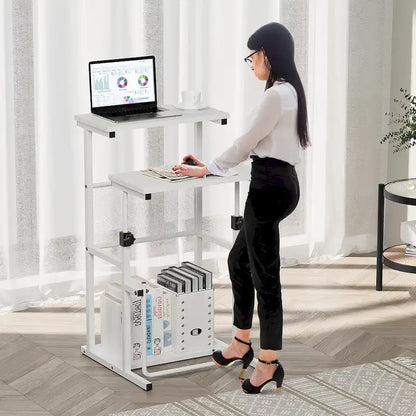 Standing Desk, Adjustable Height Laptop Table