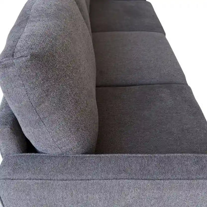 Modern Living Room Furniture Sofa in Beige Fabric