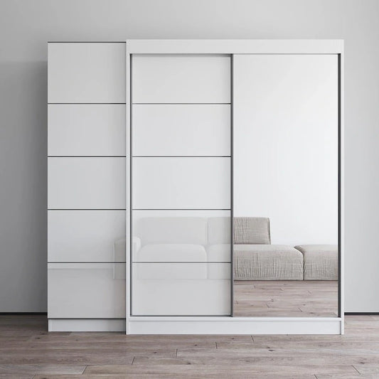 Aria 2D-EX Wardrobe with 1 Mirror