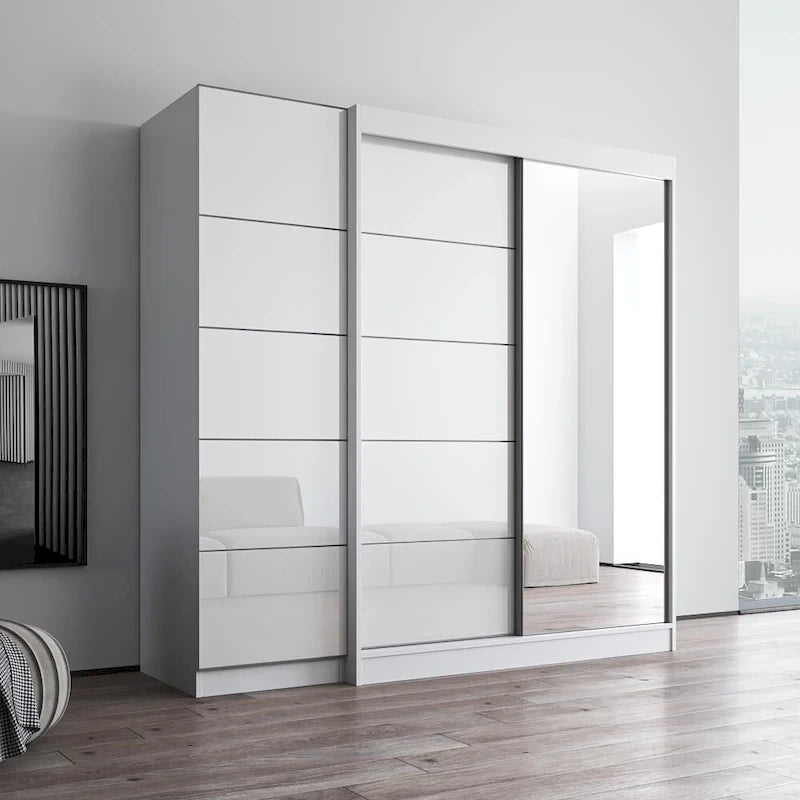 Wardrobe with 1 Mirror