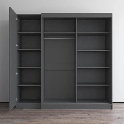 Wardrobe with 1 Mirror