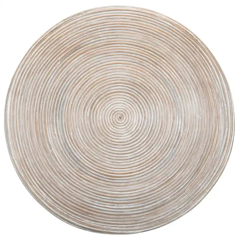 Pedestal Metal Round Coffee Table - 31.5 W x 31.5 L x 17.7 H