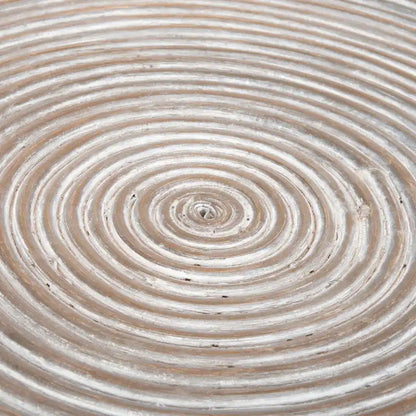 Pedestal Metal Round Coffee Table - 31.5 W x 31.5 L x 17.7 H