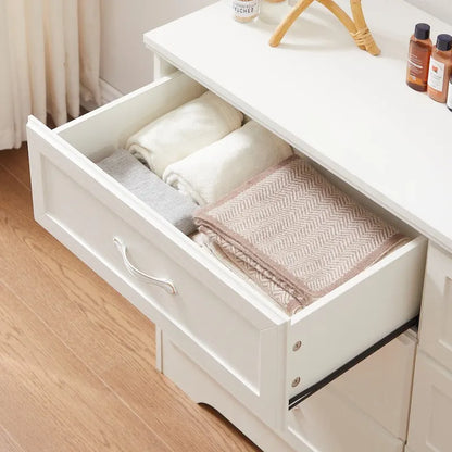 47.8 Modern Bedroom Chest with 6 Drawers Dresser