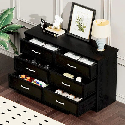 47.8 Modern Bedroom Chest with 6 Drawers Dresser